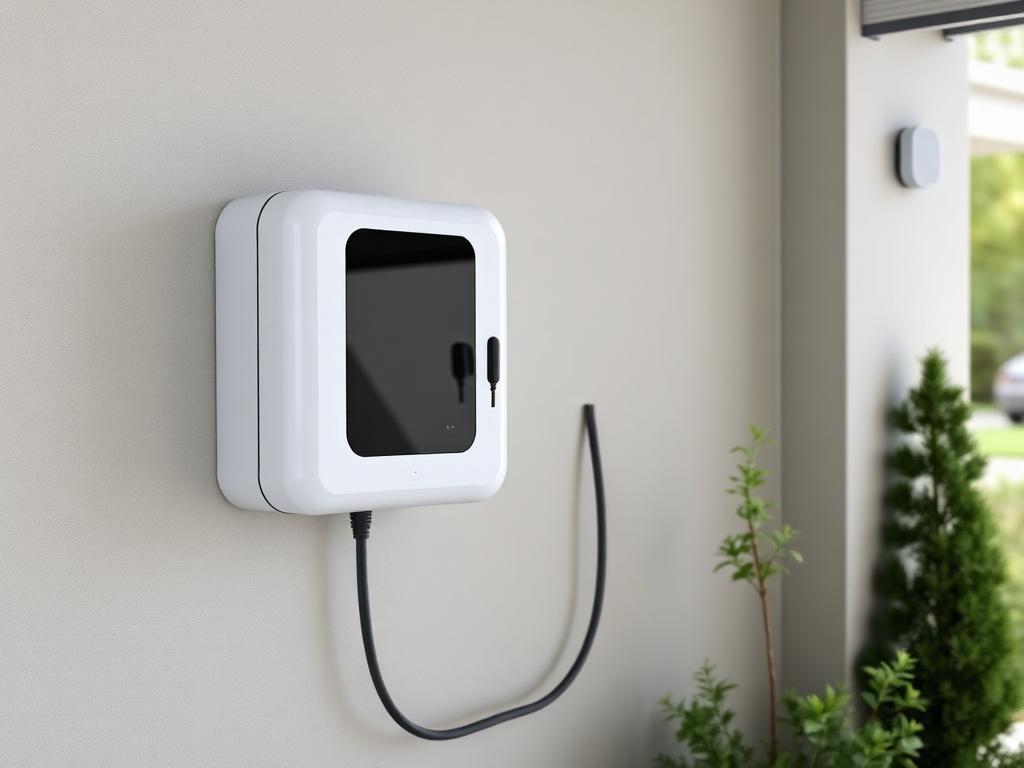 Borne de recharge installée